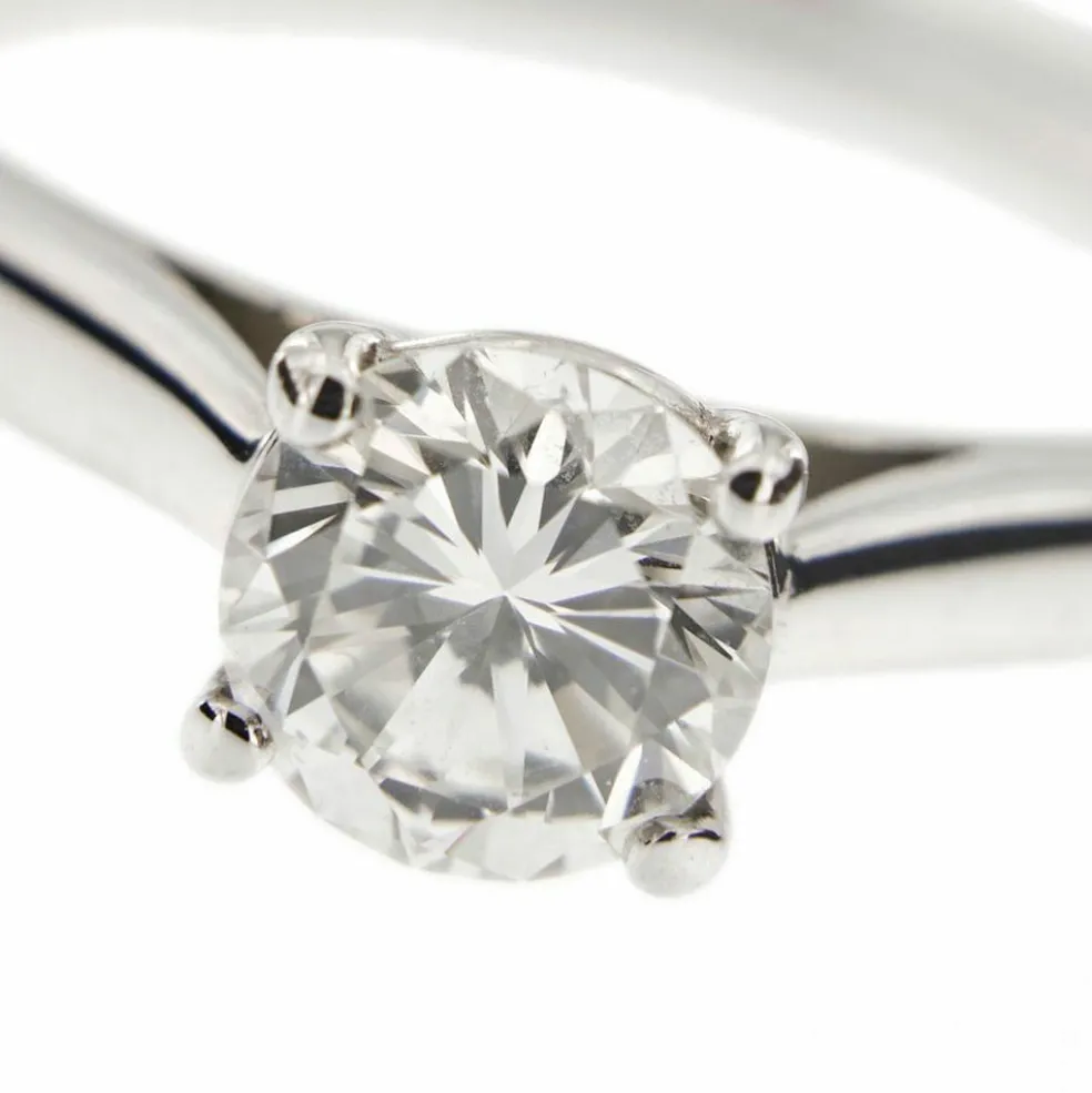 Bague solitaire diamant 0,98 ct