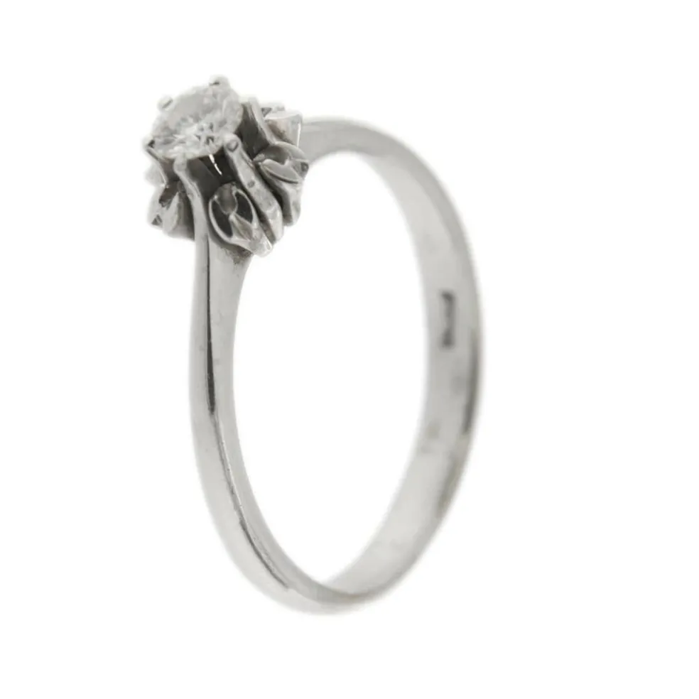 Bague solitaire diamant 0,29 ct