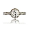 Bague solitaire diamant ancienne