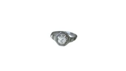 Bague Solitaire Diamant Art Deco