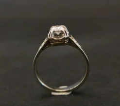 Bague Solitaire Diamant, Art Déco