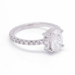 Bague solitaire diamant 1.01ct