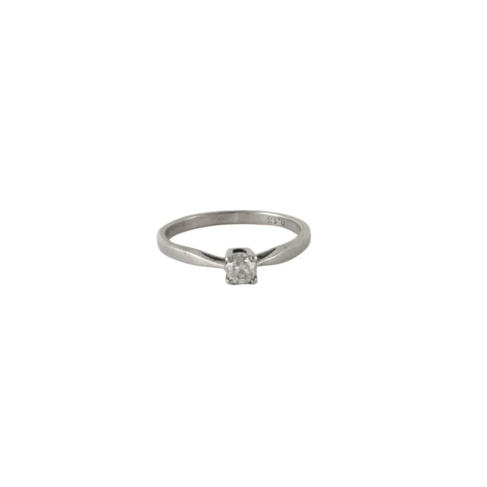 Bague Solitaire Diamant 0.13ct