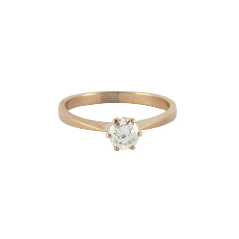 Bague solitaire Diamant 0.58ct