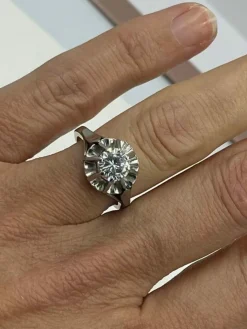 Bague Solitaire diamant 1.20ct