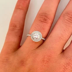 Bague Solitaire Diamant 0.74ct