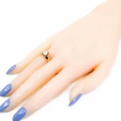Bague solitaire diamant 0.90cts