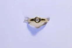Bague solitaire Diamant 0.065ct