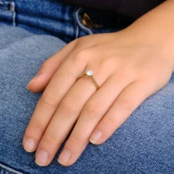 Bague solitaire Diamant 0.58ct