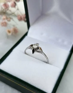 Bague Solitaire Diamant 0.15ct