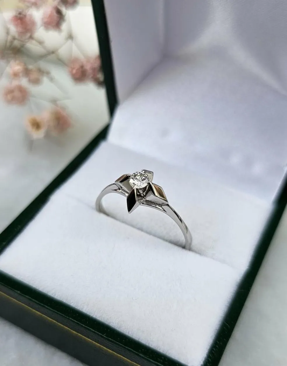 Bague Solitaire Diamant 0.15ct