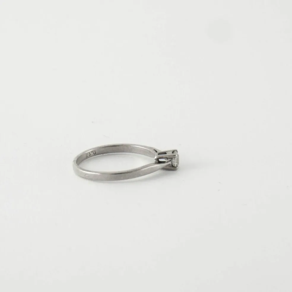 Bague Solitaire Diamant 0.13ct