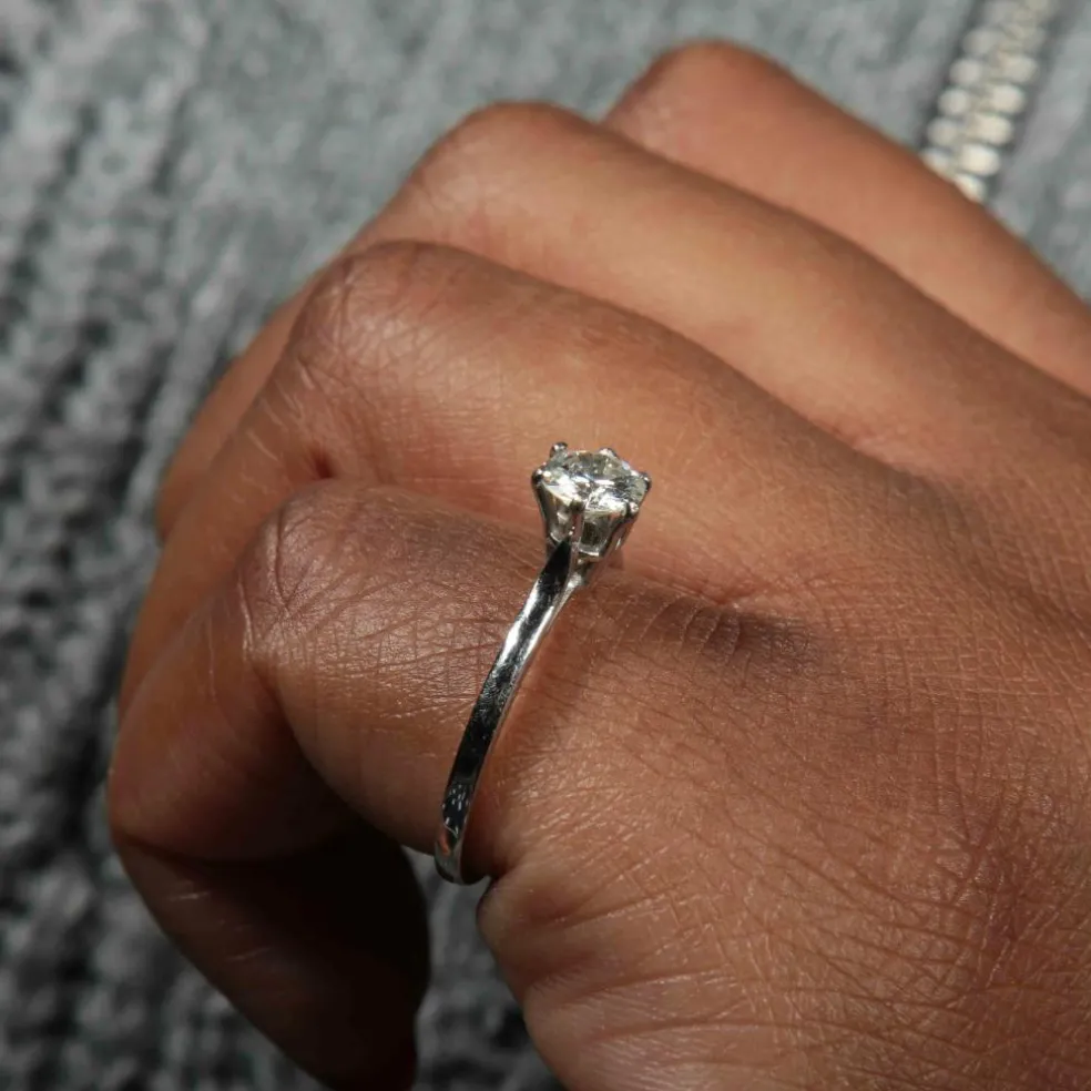 Bague Solitaire Diamant 0.78ct