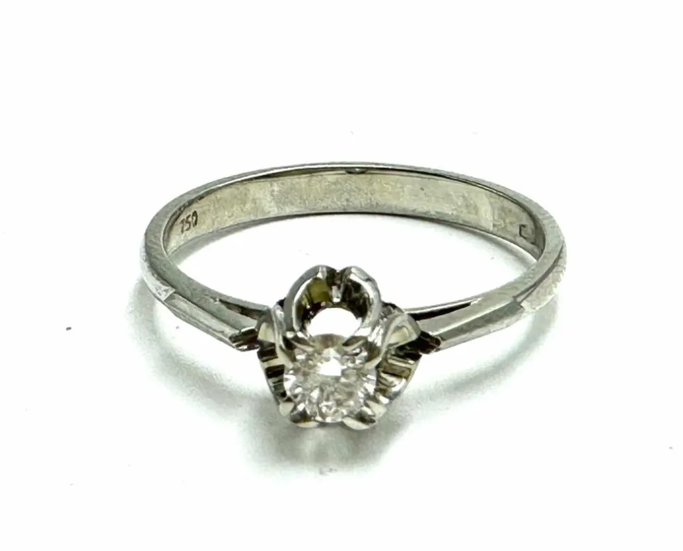Bague Solitaire Diamant 0,17ct