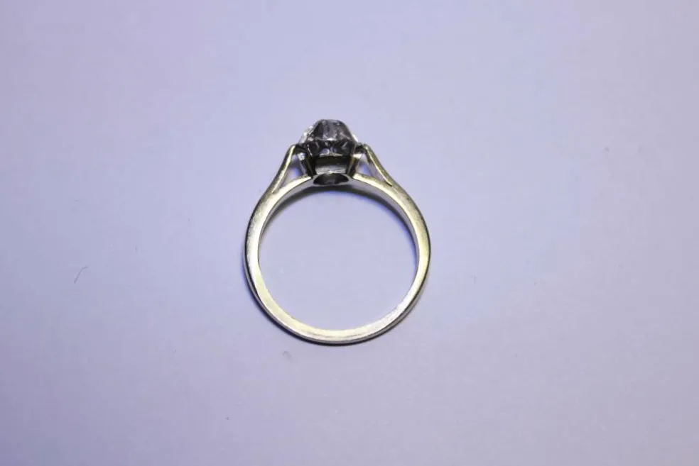 Bague solitaire Diamant 0.16ct