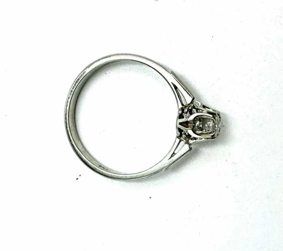 Bague Solitaire Diamant 0,17ct