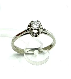 Bague Solitaire Diamant 0,17ct