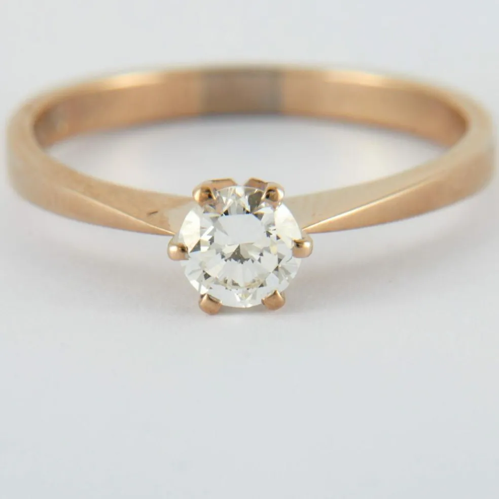 Bague solitaire Diamant 0.58ct