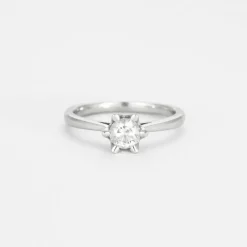 Bague solitaire diamant 0.55ct