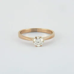 Bague solitaire Diamant 0.58ct