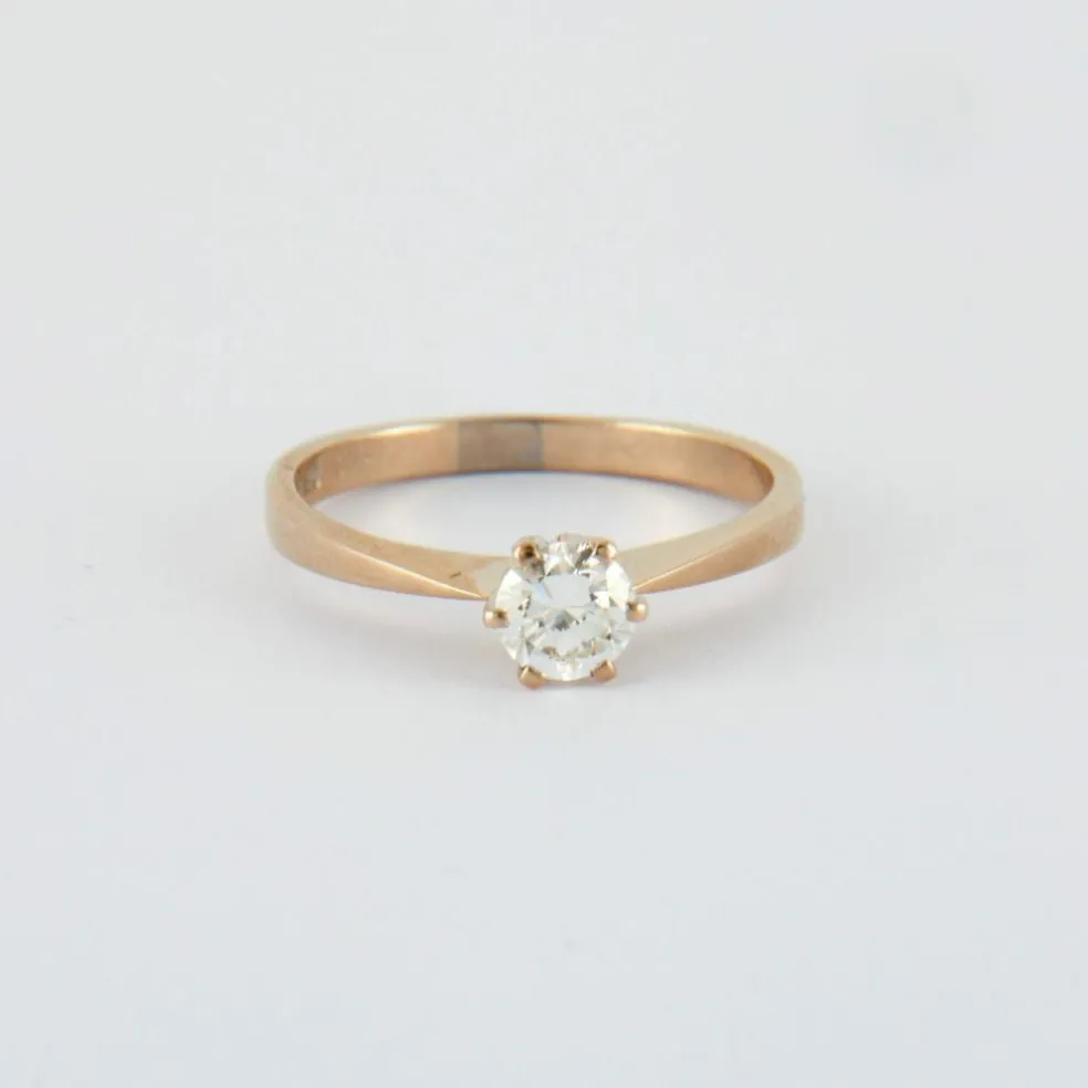 Bague solitaire Diamant 0.58ct