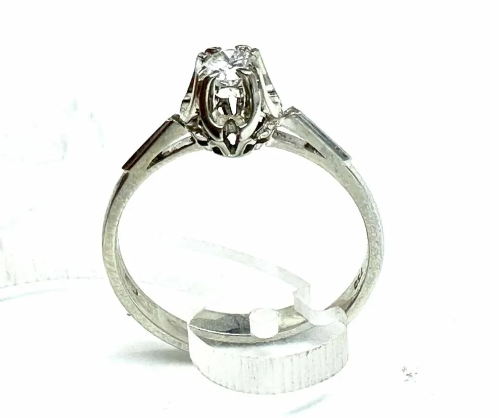 Bague Solitaire Diamant 0,17ct
