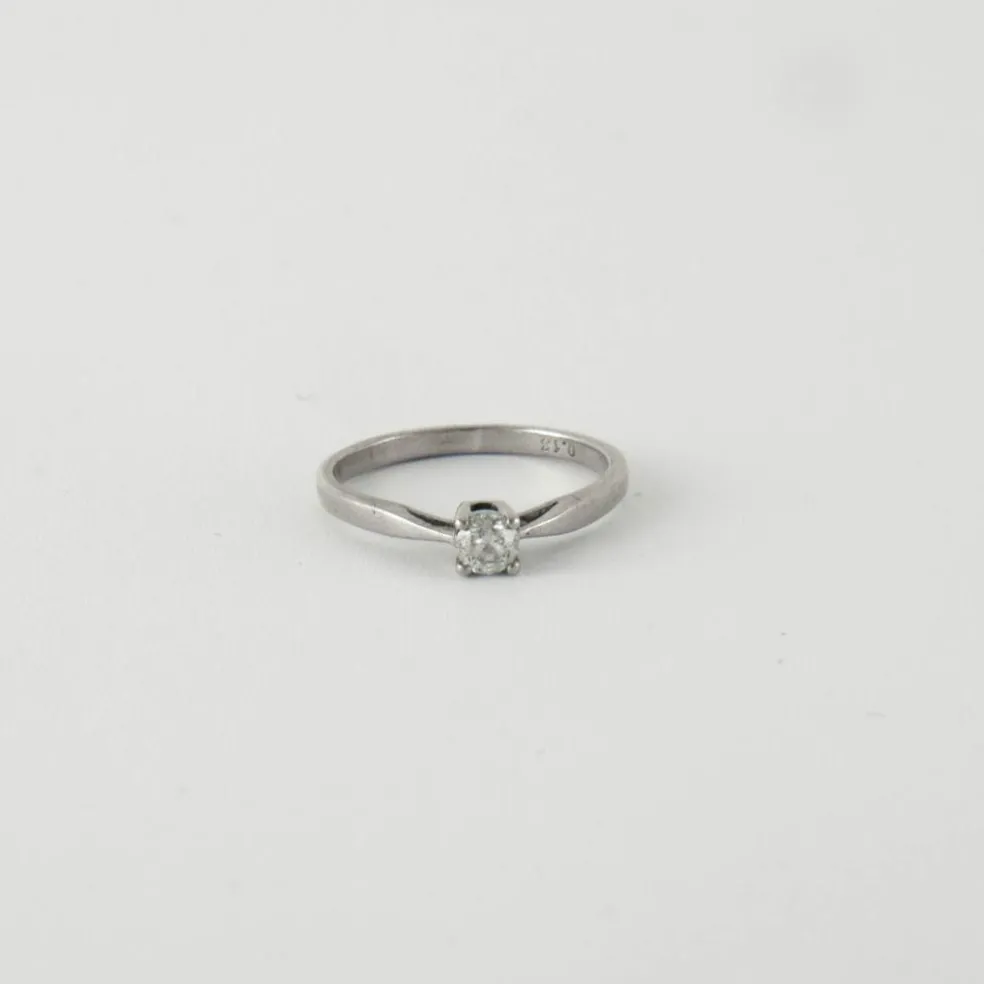 Bague Solitaire Diamant 0.13ct