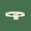 Bague solitaire diamant en or blanc