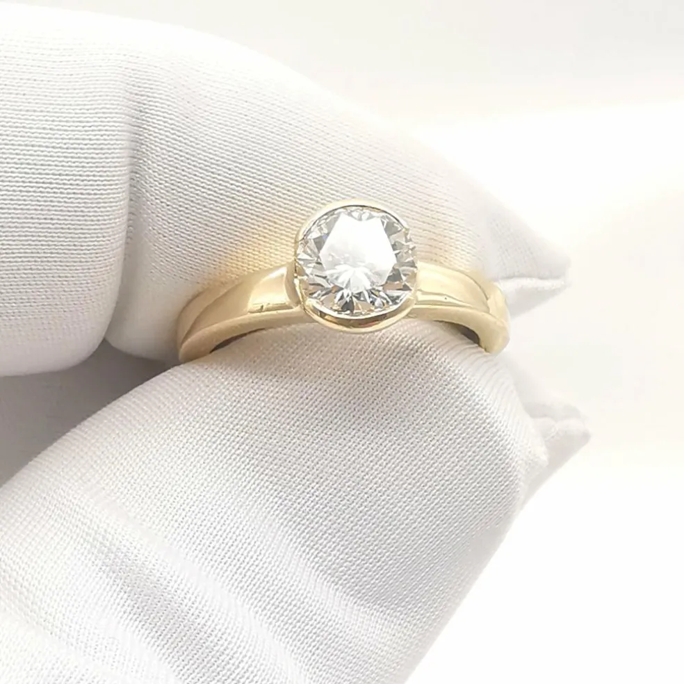 Bague Solitaire diamant HRD