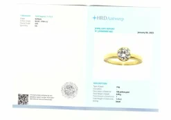 Bague Solitaire diamant HRD