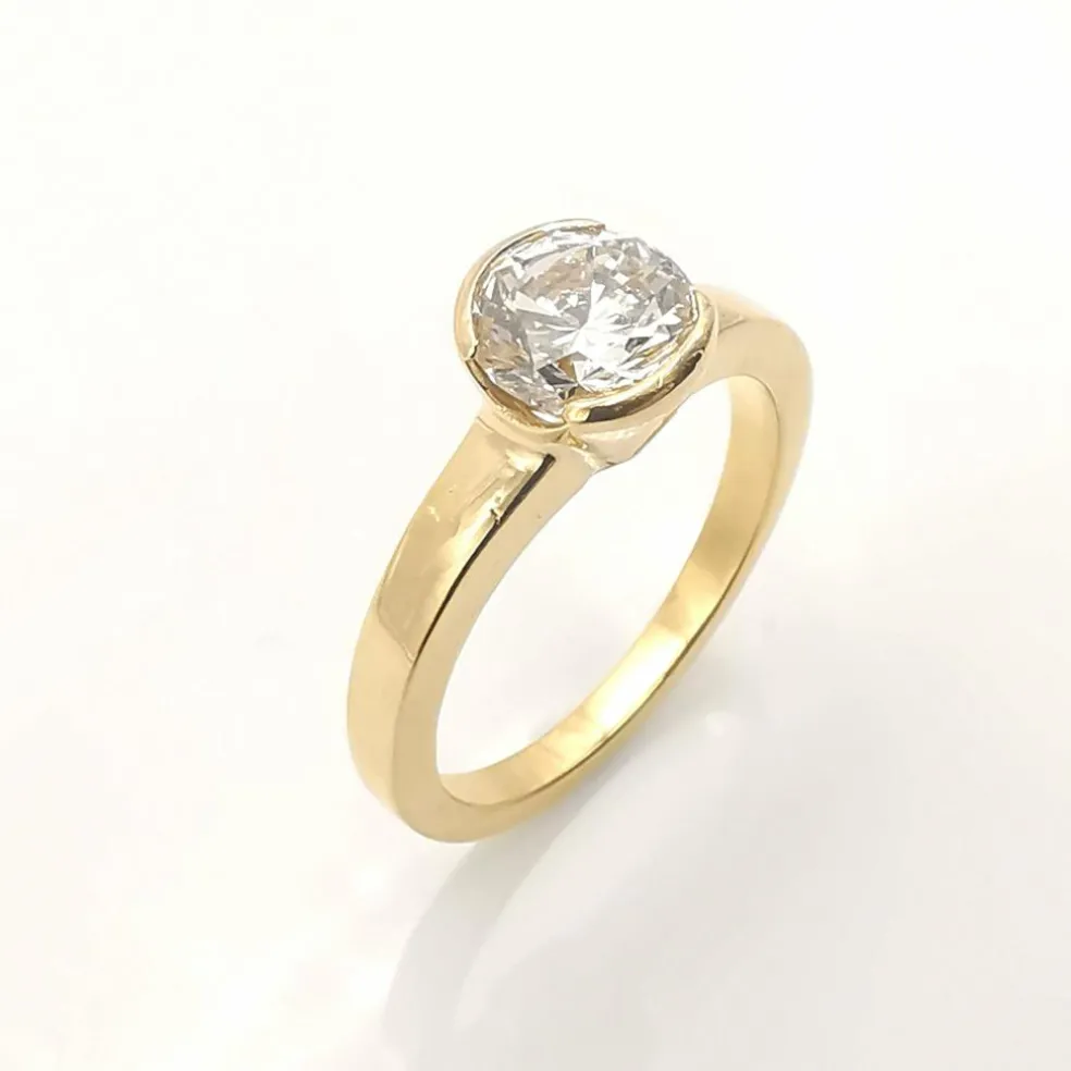 Bague Solitaire diamant HRD