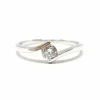Bague solitaire Diamant Or
