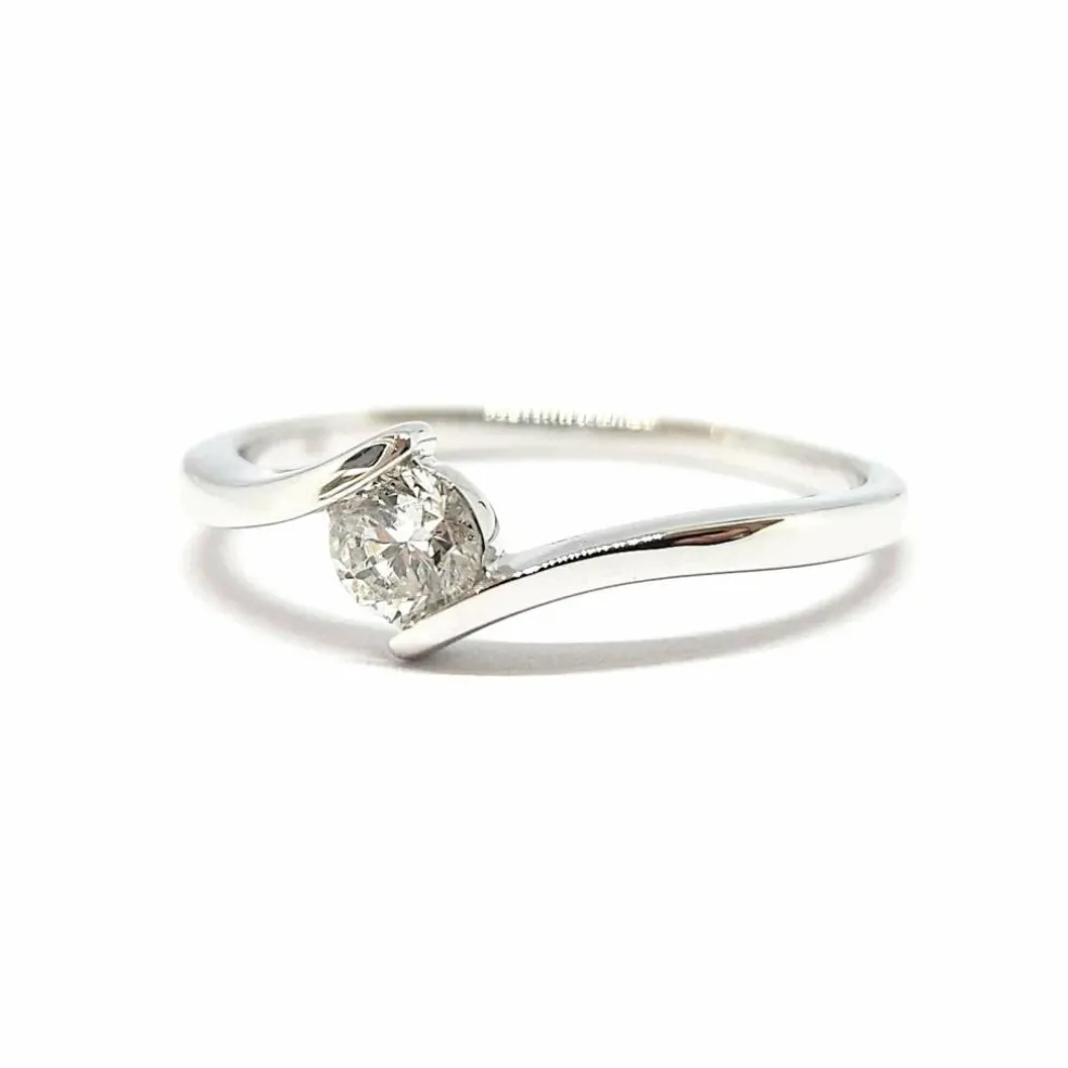 Bague Solitaire Diamant Or
