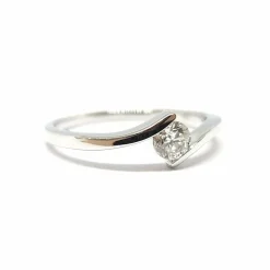 Bague Solitaire Diamant Or