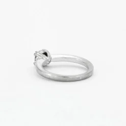 Bague Solitaire Diamant Or Blanc