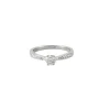 Bague Solitaire diamant épaulé