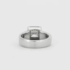 BAGUE SOLITAIRE DIAMANT PRINCESSE