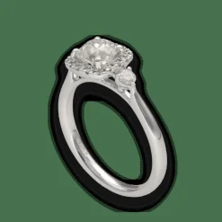 Bague Solitaire Diamant taille Coussin de 0,94cts