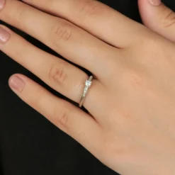 Bague Solitaire Diamants