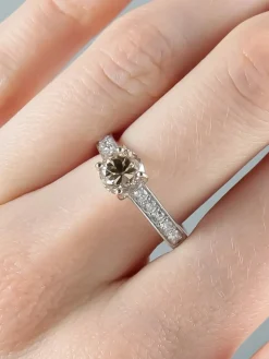 Bague Solitaire Diamants