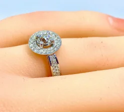 Bague Solitaire diamants