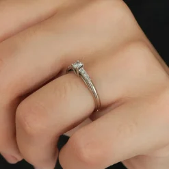 Bague Solitaire Diamants