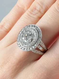 Bague Solitaire Diamants