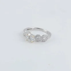 Bague Solitaire Fleurs