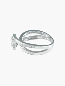 BAGUE SOLITAIRE JONC/BRILLANT