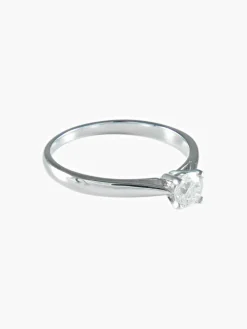 BAGUE SOLITAIRE JONC/BRILLANT