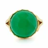 Bague solitaire émeraude 14 carats