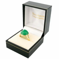 Bague solitaire émeraude 14 carats