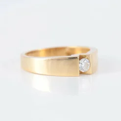 Bague Solitaire moderne