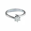 BAGUE SOLITAIRE OR & DIAMANTS